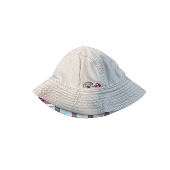 Janie and Jack NWT Reversible Bucket Hat 0-6 Months - Picture 1 of 4